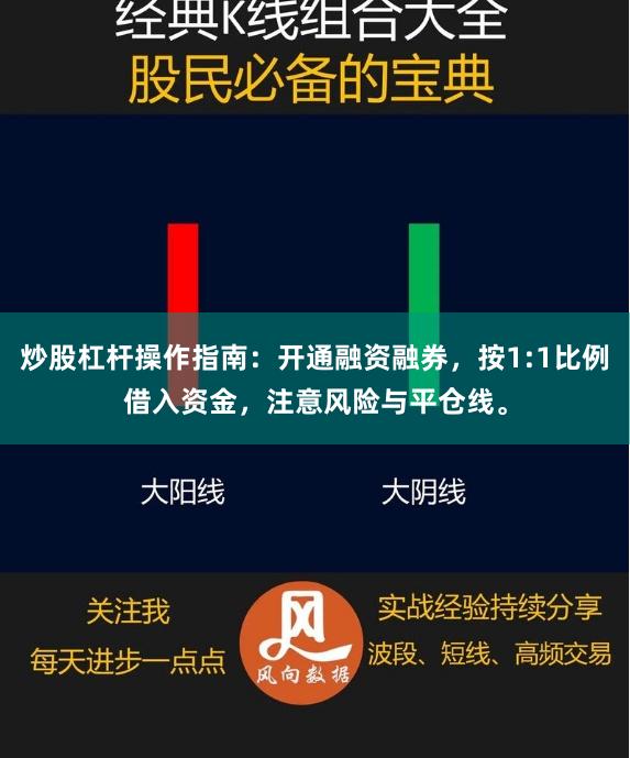 炒股杠杆操作指南:开通融资融券,按1:1比例借入资金,注意风险与平仓线。
